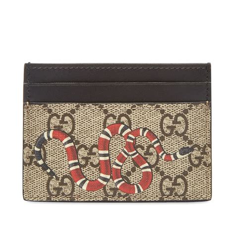 gucci mens card holders|gucci card holder with snake.